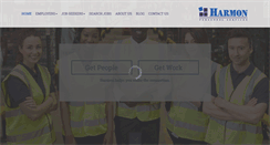Desktop Screenshot of harmonpersonnel.com